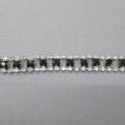 TZL033 black strass_1cm